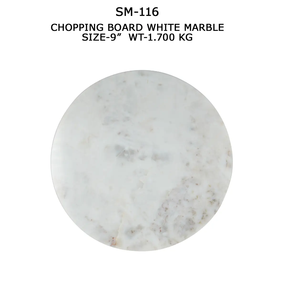 CHOPPING BOARD WHITE MARBLE